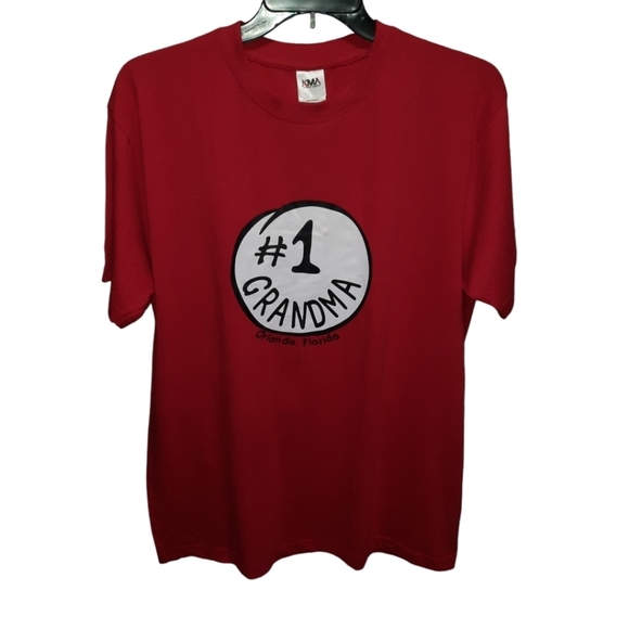 KMA Designer Apparel Red Tee Shirt Size XL NWT - Picture 1 of 7
